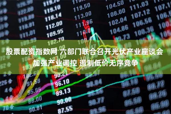 股票配资指数网 六部门联合召开光伏产业座谈会 加强产业调控 遏制低价无序竞争